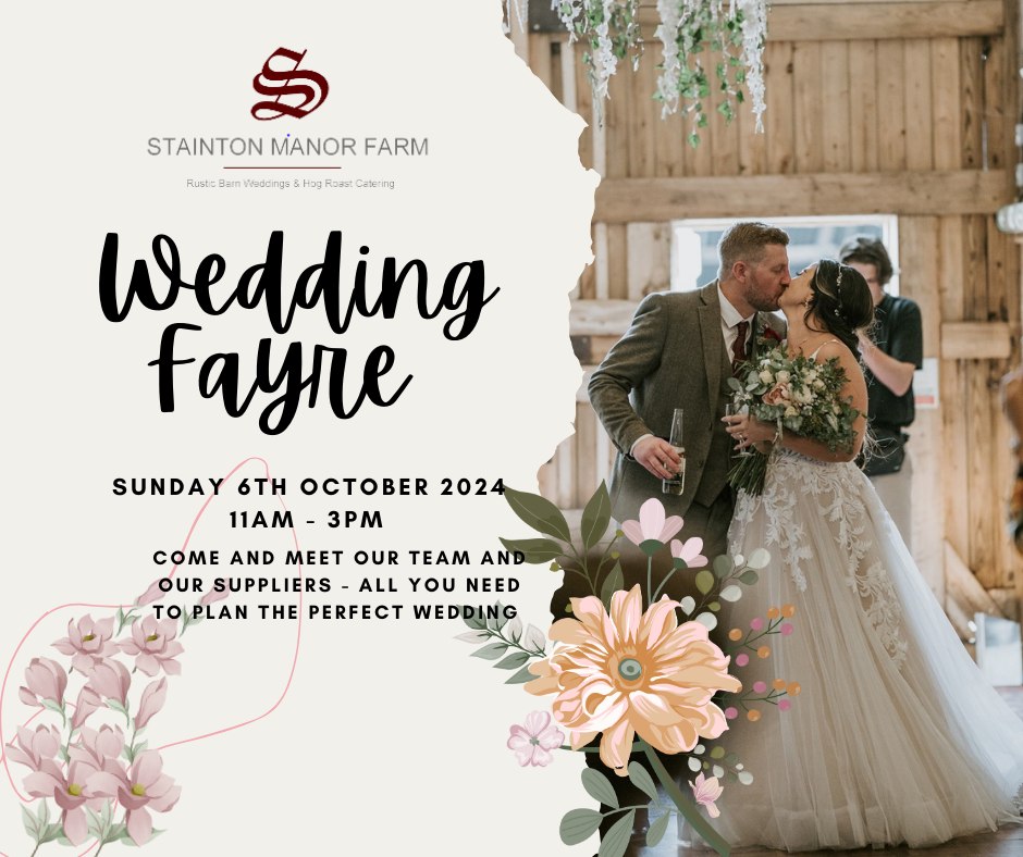 Stainton Manor Wedding Fayre 6th October